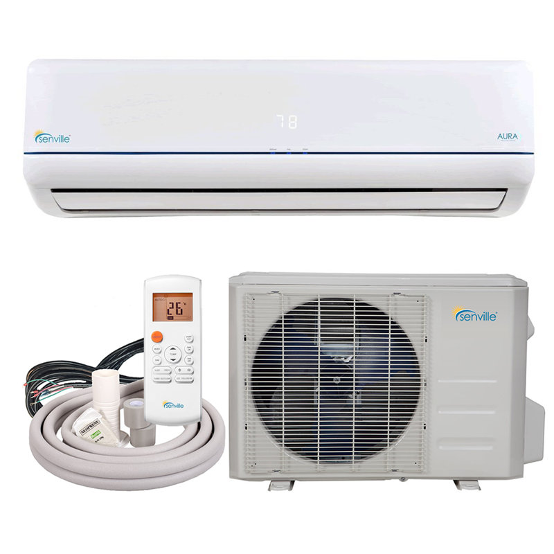 Senville 24,000 BTU Energy Star Ductless Mini Split Air Conditioner with Remote Wayfair